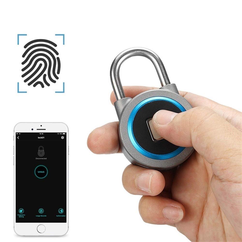 Cerraduras de herrajes para Puertas De Carga USB IP65 a Prueba de Agua Inteligente sin Llave Cerradura de la Huella antirrobo de candado de Seguridad Cerradura electrónica