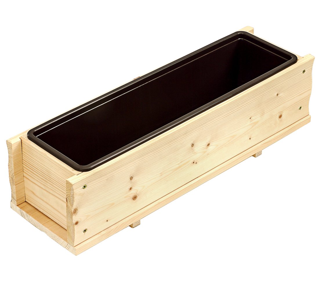 Dehner fioriera, ca. 104 x 19 x 17 cm, legno, naturale