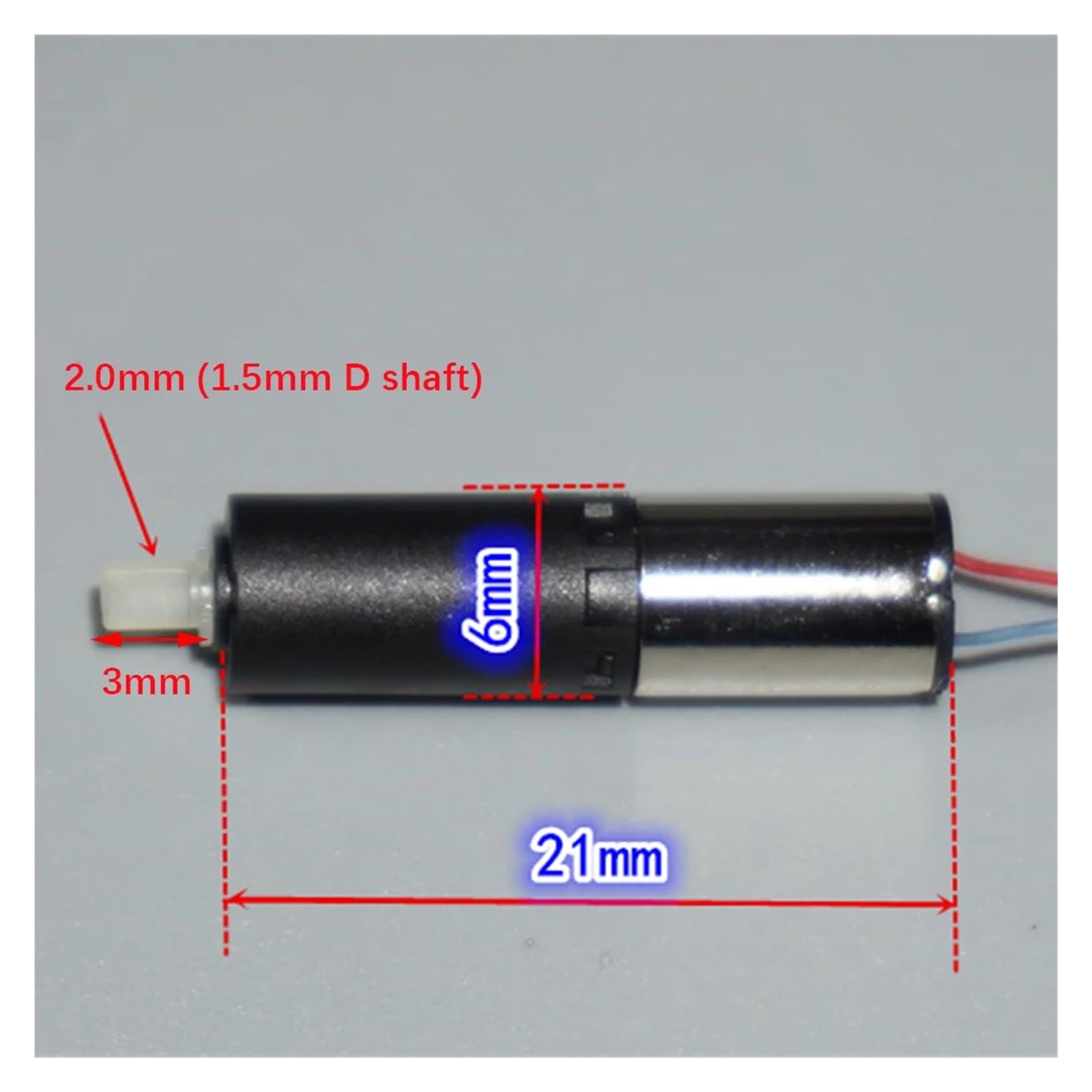 6mm Gear Electronic Starter Precision Coreless Gearmotor Planetary Gearbox DC 1.5V 3V 3.7V Slow Speed Torque for Lock Robot