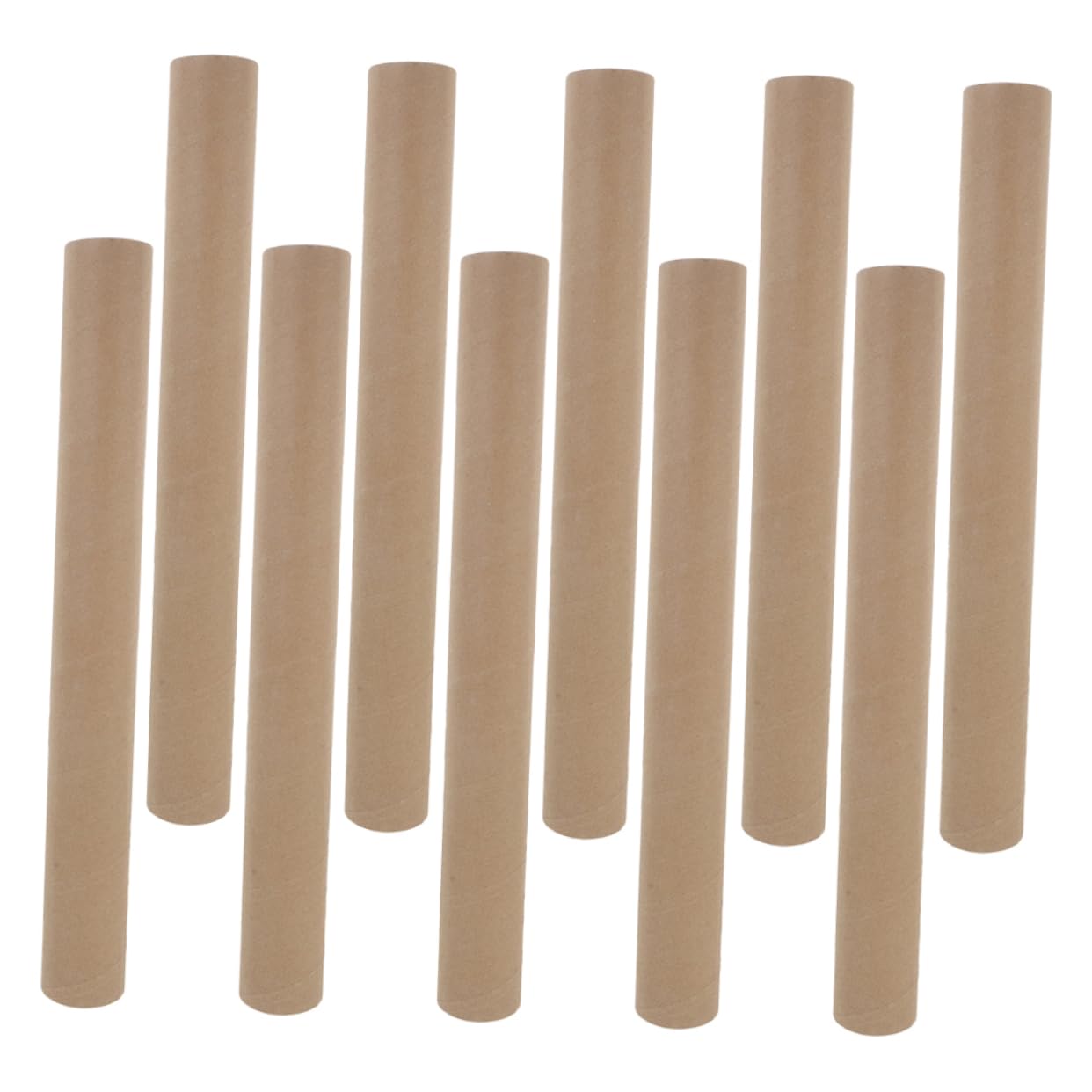 NUOBESTY 10pièces Lot De Tubes Carton Pour Affiches Expédition Œuvres Art Et Plans Design Cylindrique Matériel Kraft