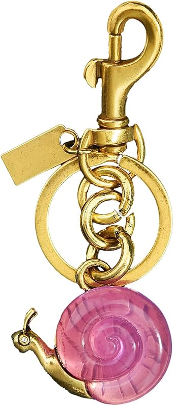 Agate Snail Keychain Bag Charms for Women Handbags Cute Simulation Resin Car Accessories