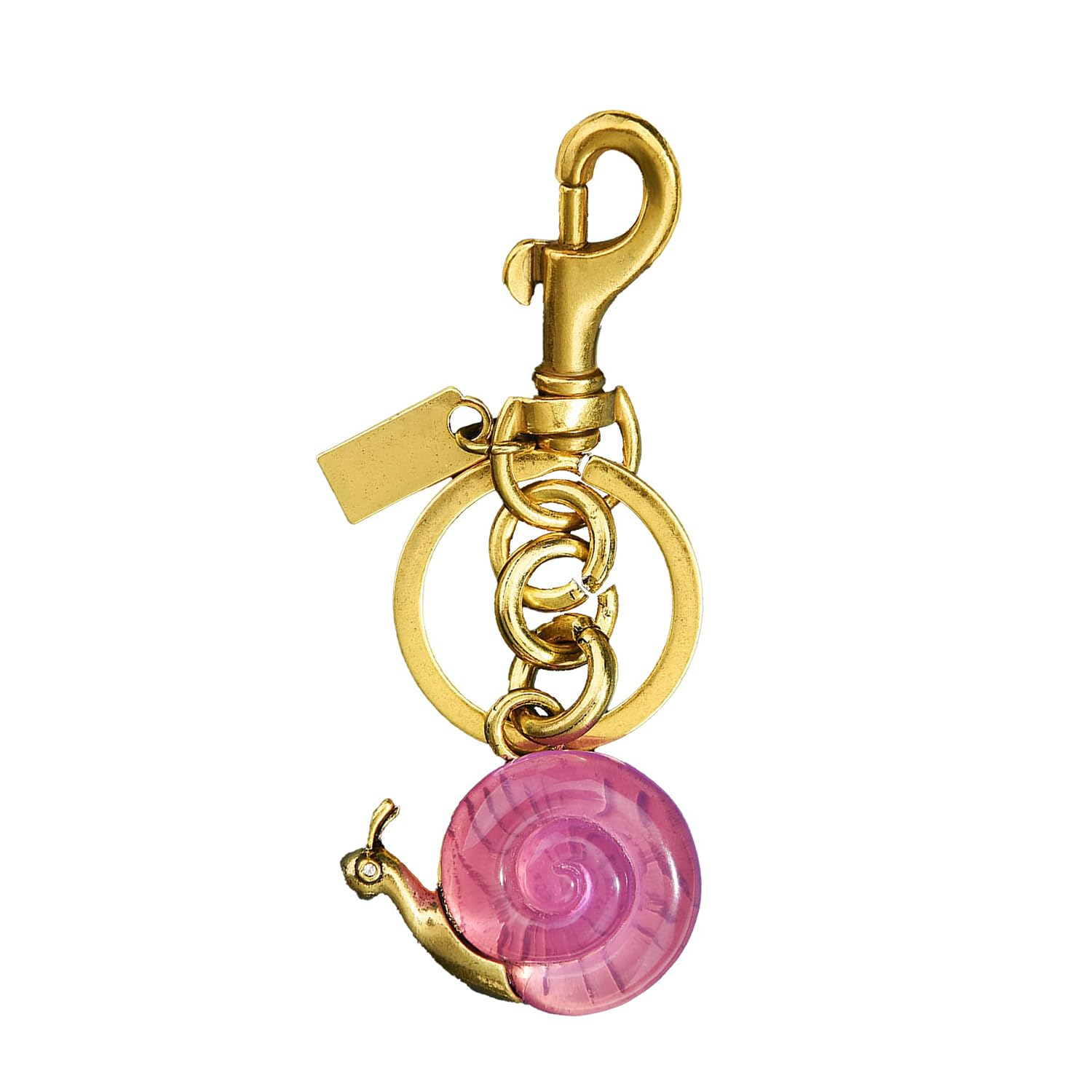 LXHSLJN Agate Snail Keychain Bag Charms for Women Handbags Cute Simulation Resin Car Accessories