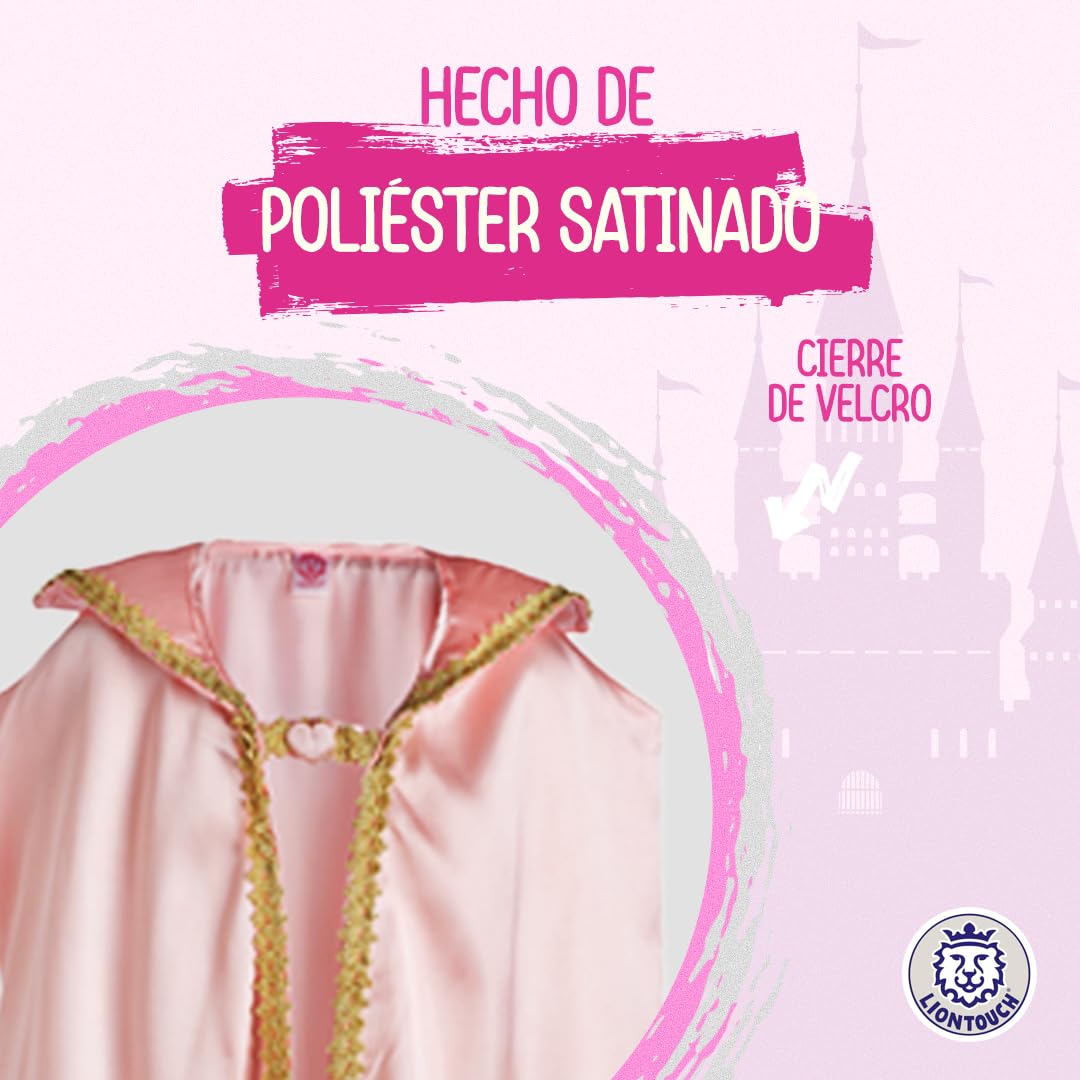 Liontouch - Escudo De Princesa De Cristal Para Niñas - De 3 A 8 Años | Juguete De Espuma Para Juegos De Simulación Para Niños Con Tema Medieval De Leona Rosa