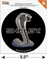 Vista 6 de Shelby Cobra Logo Automotive Car Window Locker Circle Bumper Sticker