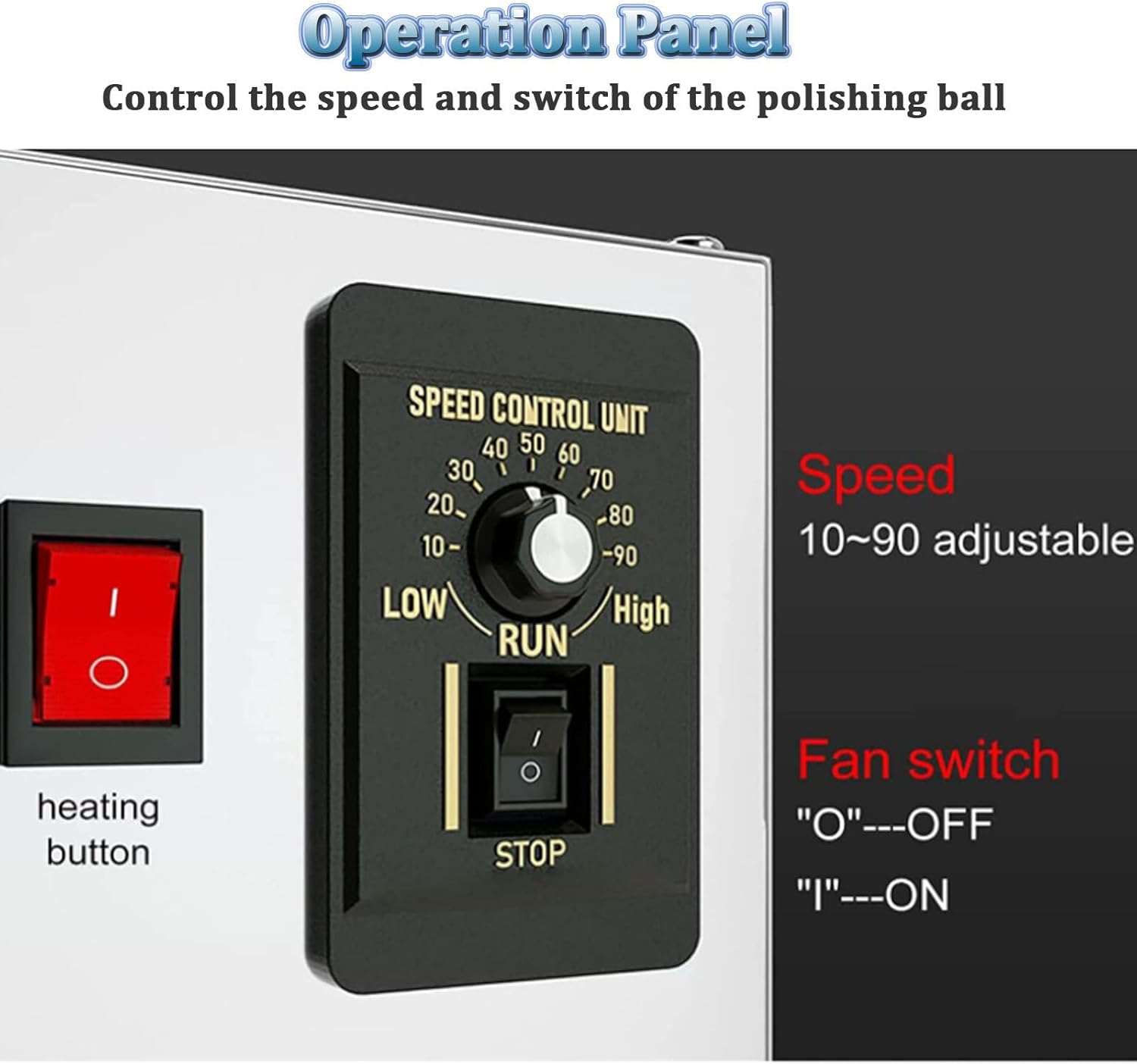 Commercial Machine,Small Sugar Coating Machine, Commercial Chocolate Coating Machine, Automatic Table Top Panning Coater for Coating Sugar Balls and Drying Chocolate,400mm