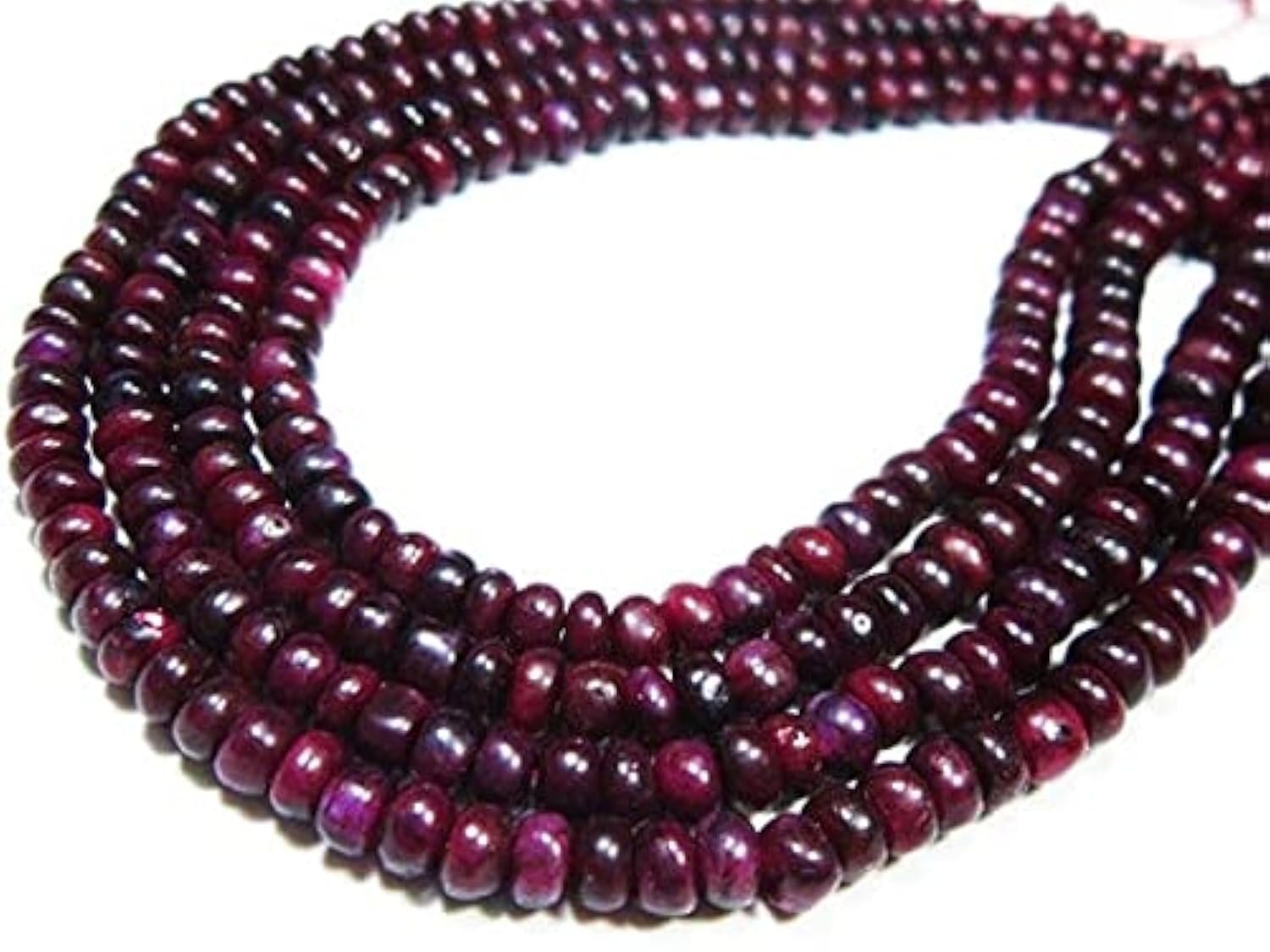 Dark Ruby rondelles LKBEADS perles pour créer vos bijoux bohèmes chic