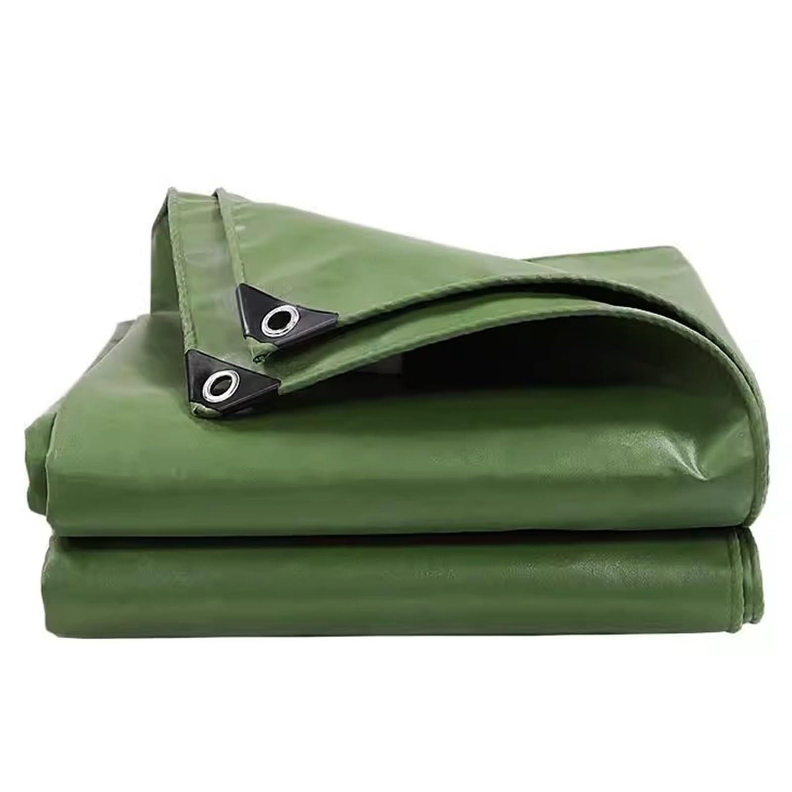 Groen dekzeil Heavy Duty waterdichte hoes, 600g/m² canvas zeildoek outdoor grond camping laken multifunctioneel (Size : 2x4.5m