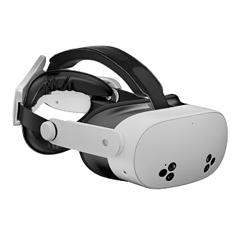 APEXINNO Comfort Head Strap Compatible with Meta Quest 3&Quest 3S,Adjustable Elite Strap with Enhanced Support & Soft HeadpadNon-Battery