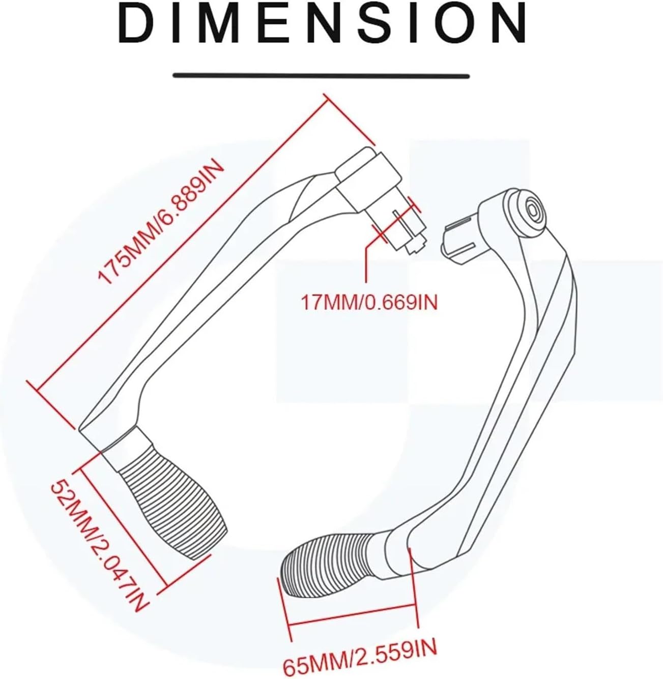 B&amp;MW F900R F900 R オートバイユニバーサル 7/8 "22 ミリメートルハンドルバーグリップガードブ