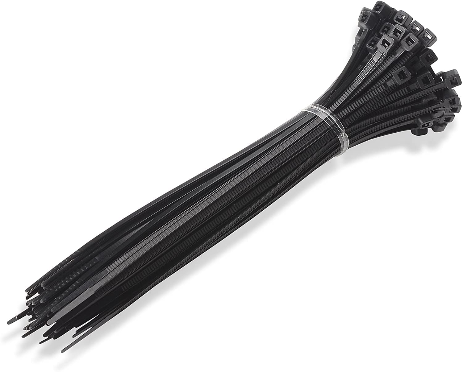 Keple Black 100 Pack Cable Ties Nylon Zip Ties For Diy, Office, Garden, Garage And Workshop, Multi-Pack Plastic Tie Wraps Size: 3.6Mm X 200Mm