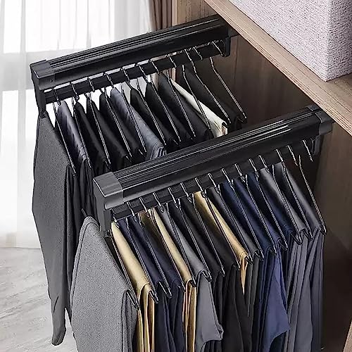 Tire de tige de placard réglable pour un balcon ou un vestiaire toujours ordonné
