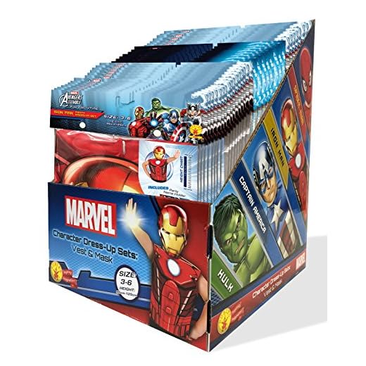 Rubies - Set de fiesta, disfraces de superhéroes Marvel - 36 unidades (talla única)