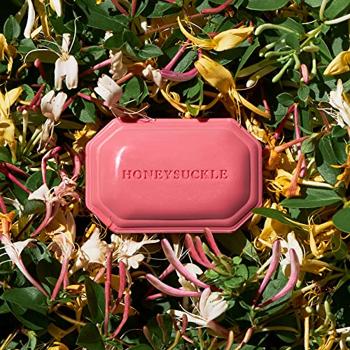 Image of Caswell-Massey Honeysuckle Natural Bar Soap for Women, Moisturizing Body Soap Bar for All Skin Types, Made with Essential Oils & Plant-Based Formula for Soft Skin, 3.5 oz