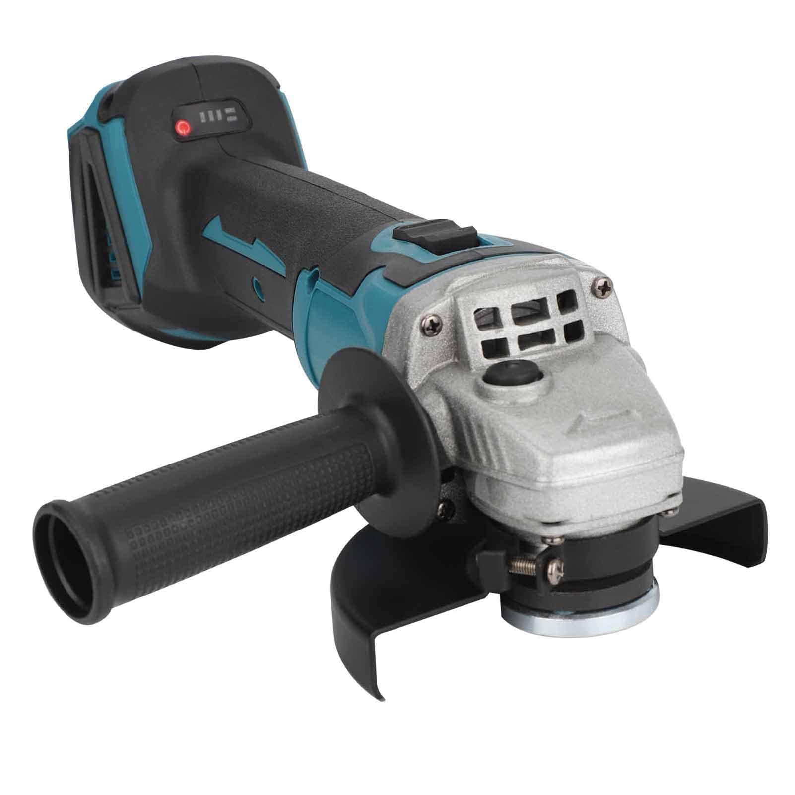 GREENSAPPIRE Angle Grinder 125mm Battery Angle Grinder (800 Watt, Disc Diameter: 125 mm, Idle Speed: 10,000 min-1) 18 V with Safety Guard & Side Handle Cordless for Cutting Grinding Polishing