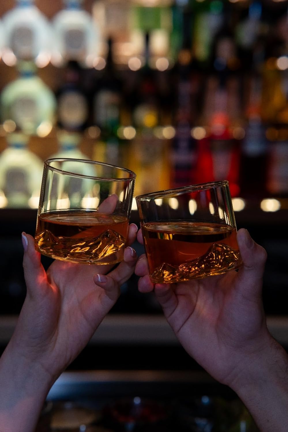 Ararat Whiskey Glass – Crystal Clear Tumbler with 3D Mount Ararat Relief | Premium Armenian Gift | Handmade Brandy & Spirits Glass | Unique Armenian Heritage Barware | Cultural Gift