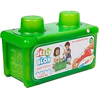 JELLY BLOX - Scatola di Immagazzinaggio + 30 blocchi Tattili Morbidi