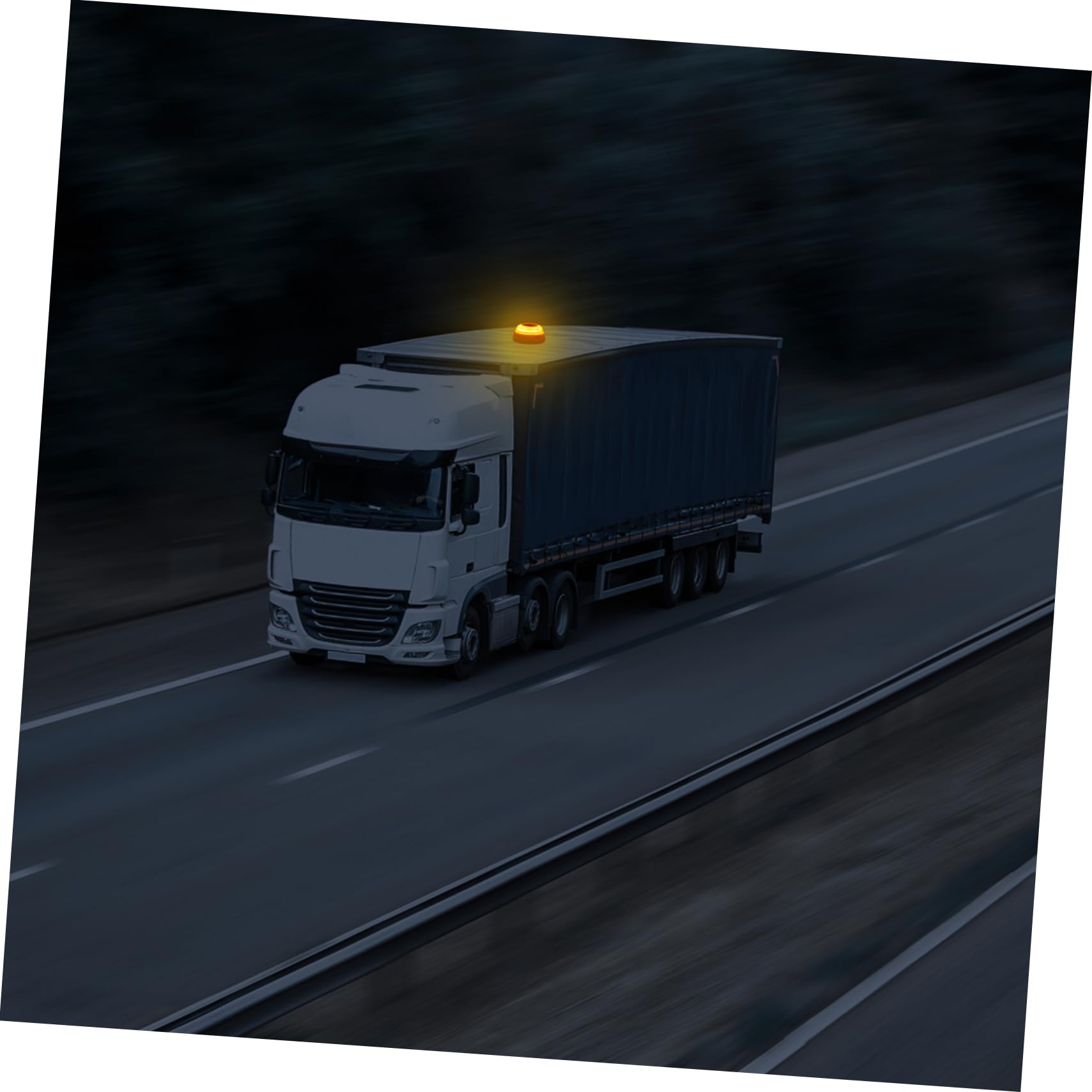 OUNONA 3pièces Lampe De Led Jaune Avertisseur Urgence Clignotant Accessoire Sécurité Automobile Éclairage De Route Pratique