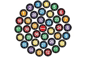 Numbers Line Up Floor Decals