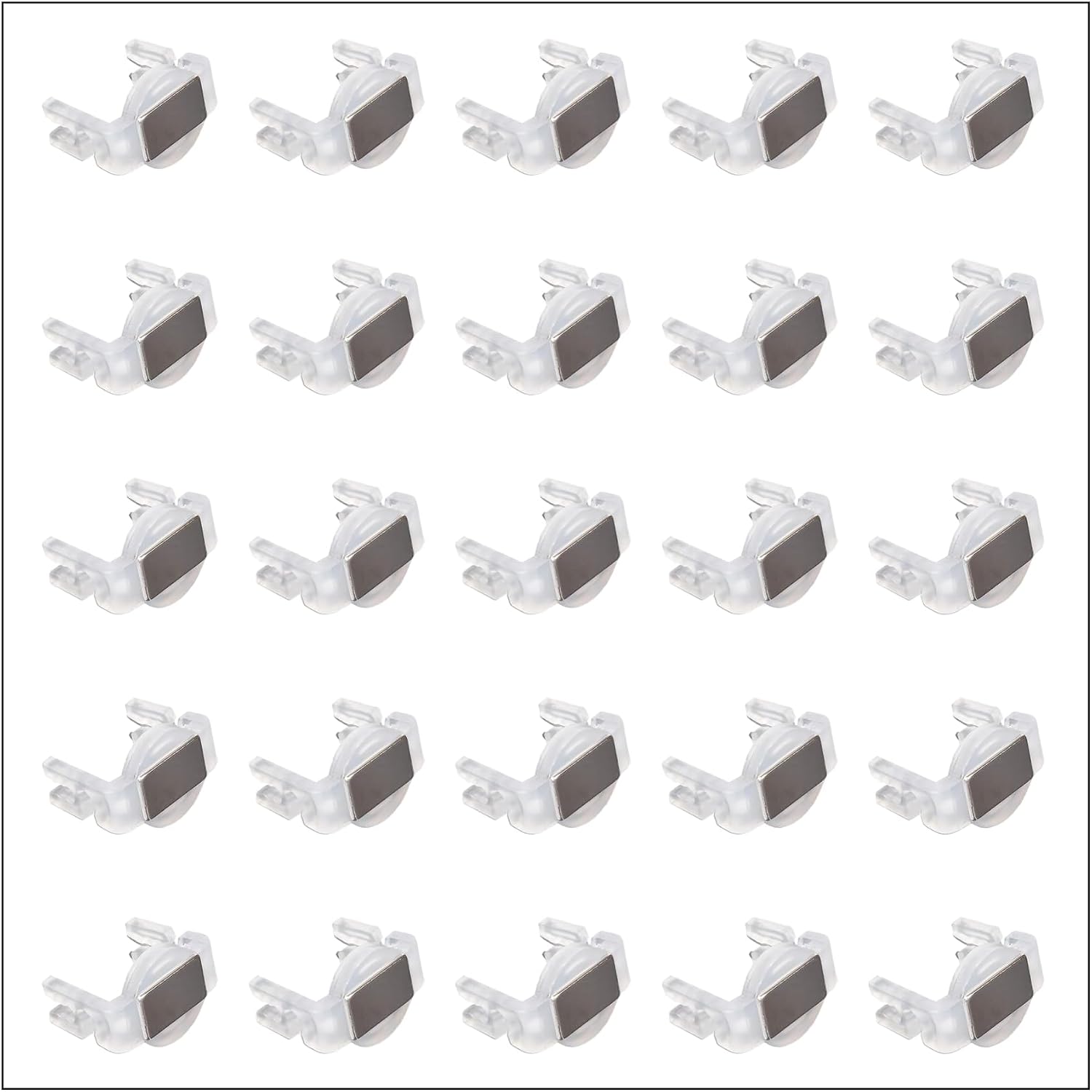 HLO Lighting Magnet Clip for C9 Holiday Lighting Sockets, can be Used for Patio Lighting, Pack of 25