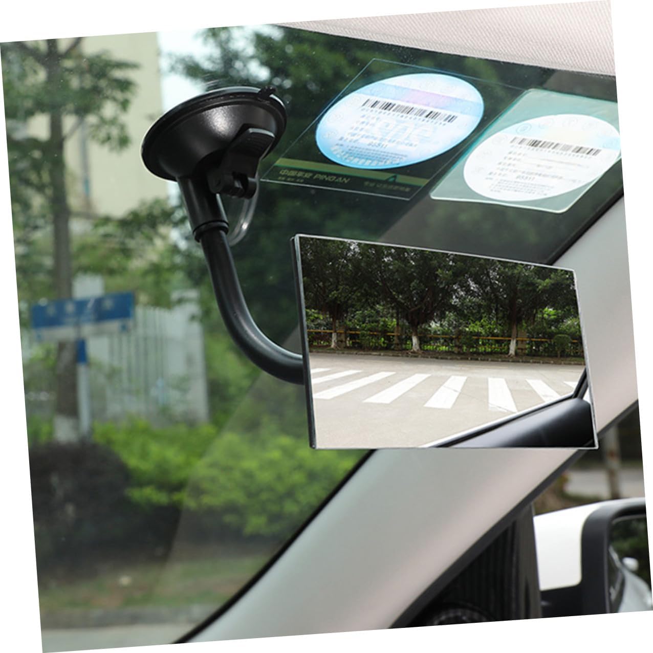 2pcs Car Mirror for Rear Facing Seats Rear View Mirror with Suction Cup for Safety and Backseat Monitoring
