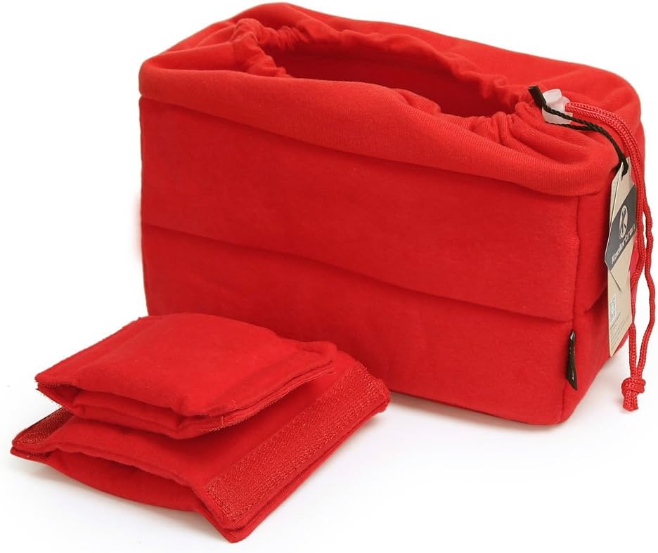 Koolertron Shockproof Camera Photo Bag for SLR TLR Camera Insert Partition Padded Case,Can be Put Directly Into the SLR Camera Bag With Freely Adjustable Compartment