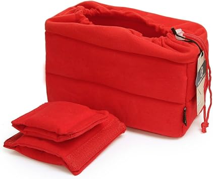 Koolertron Shockproof Camera Photo Bag for SLR TLR Camera Insert Partition Padded Case,Can be Put Directly Into the SLR Camera Bag With Freely Adjustable Compartment