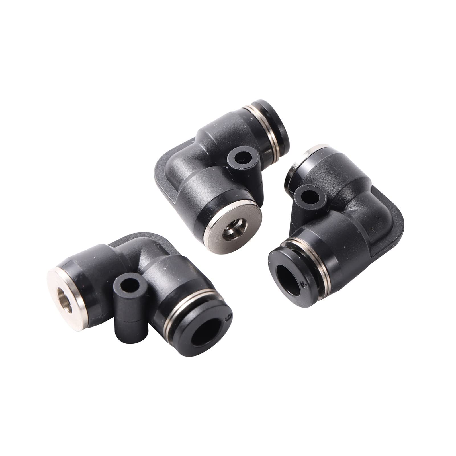 Raccord rapide coude 6 mm type L pour atomisation de jardin et tuyau de paysage