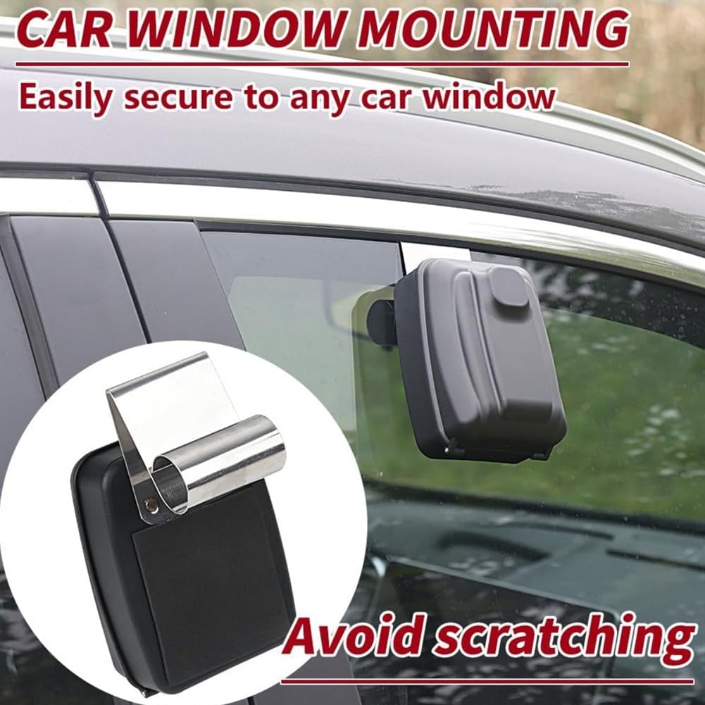 Autofenster-Schließfach, Autoschlüssel-Schließfach, Autofenster-Schließfach mit Schlagknopf, Autofenster-Schlüsselsafe, für Fahrgemeinschaften, Turo