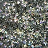 Blinggasm DMC Iron on Hotfix Crystal Rhinestones, 720 Pcs- 5 Gross Many Colors Ss6, Ss10, Ss16, Ss20 (ss10-3mm, Crystal Clear AB)