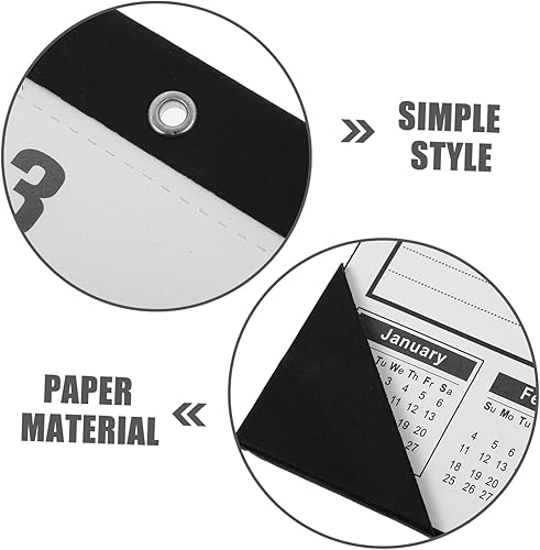 Miniatura 9 de NUOBESTY Calendario de pared 2024 Artículos para el hogar Papel rasgado de oficina de Estados Unidos