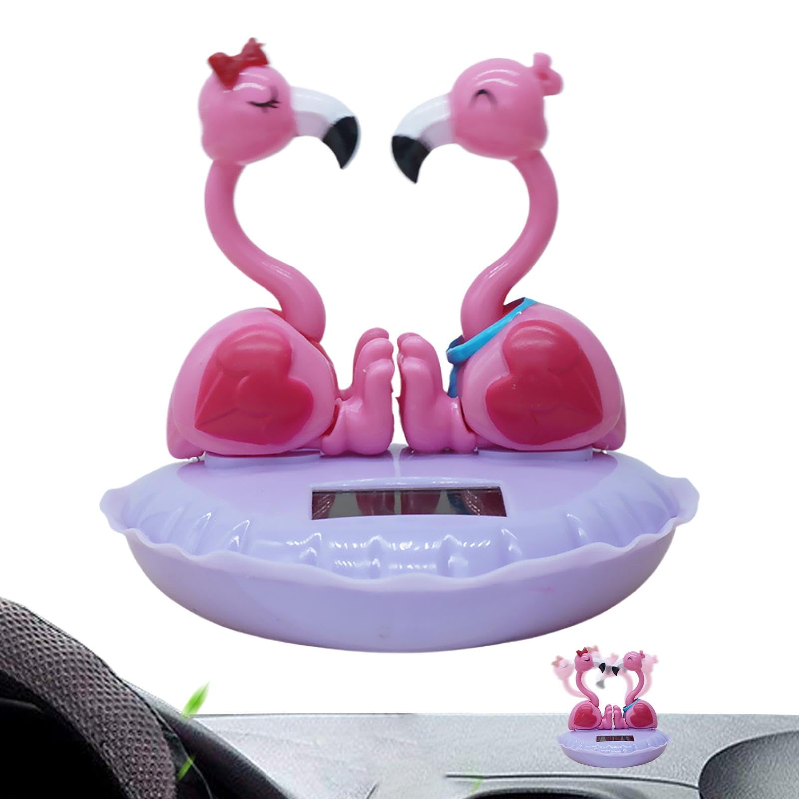 Solar Powered Dancing Toy, Dashboard Bobblehead Toys, Solar Dancing Flamingo Ornaments, Funny Solar Dancing Figurines For Car Dashboard Decor