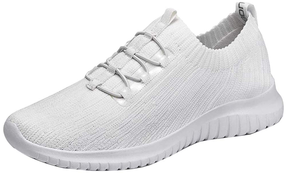 TIOSEBON Damen Slip on Sneaker, Leichte Turnschuhe Atmungsaktiv Freizeitschuhe Sportschuhe Walkingschuhe