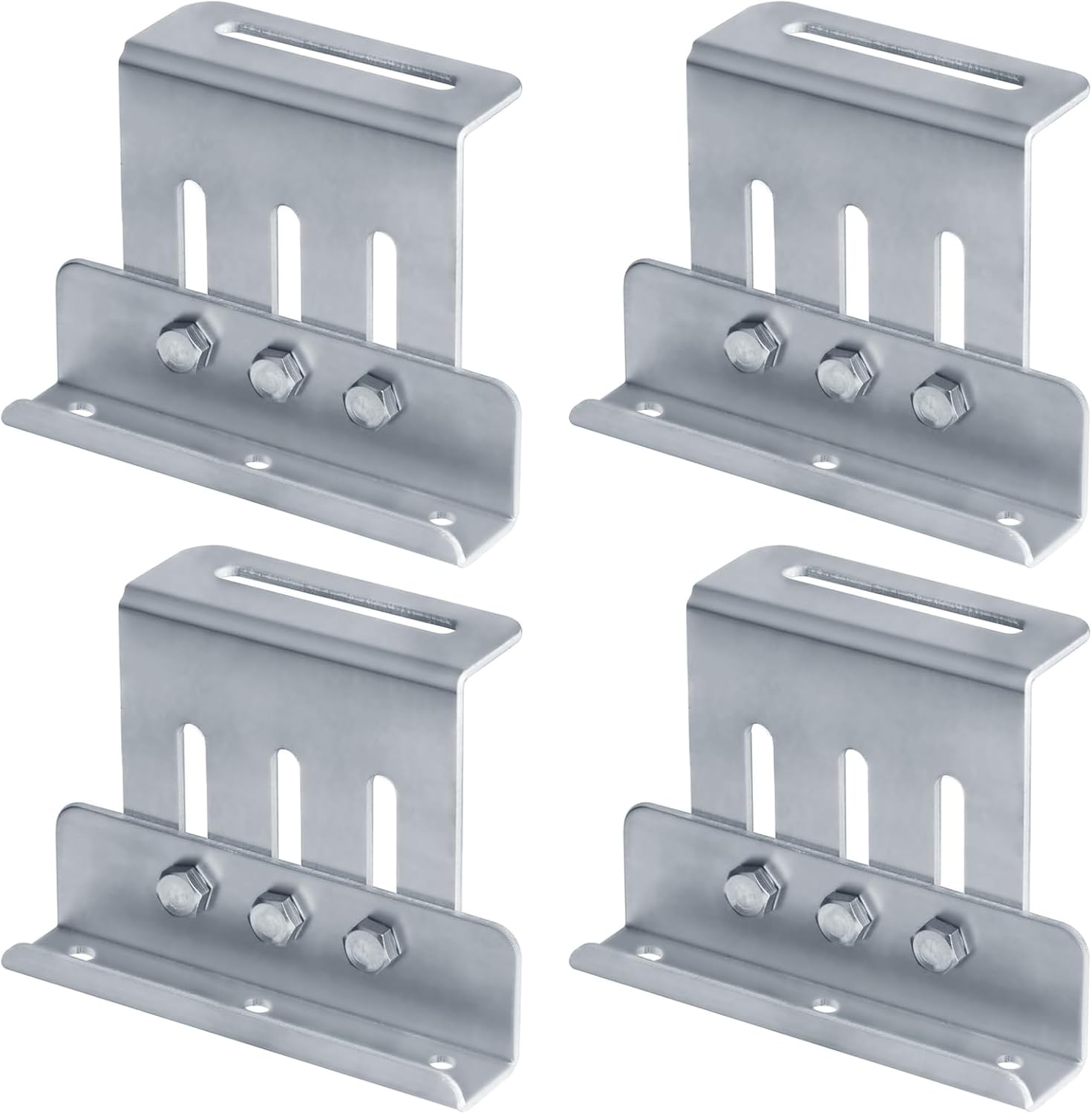 Amazon.com: YIDU69Q 4 Pcs Adjustable Solar Panel Tilt Mount Bracket Kit ...