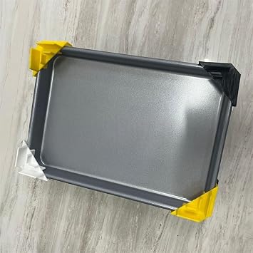 16 Pcs Stackable Tray Connectors for Harvest Right Freeze Dryer, Food-Safe Plastic Corner Racks 5 Trays, Space Saving Storage Organizer, Yellow Black White