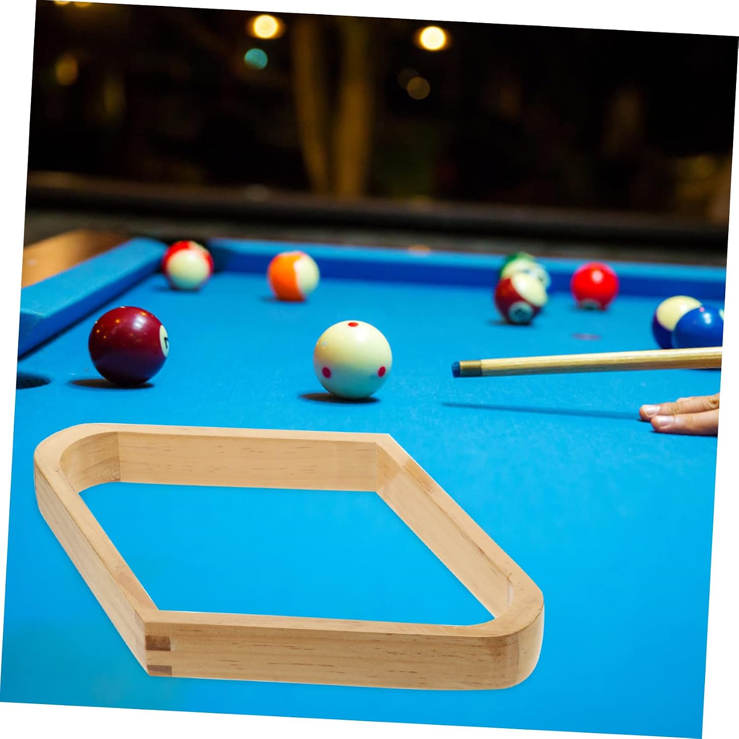 VICASKY 2pcs Pool Billiard Ball Rack Table Pool Ball Holder Snooker Billiards Accessory Rack