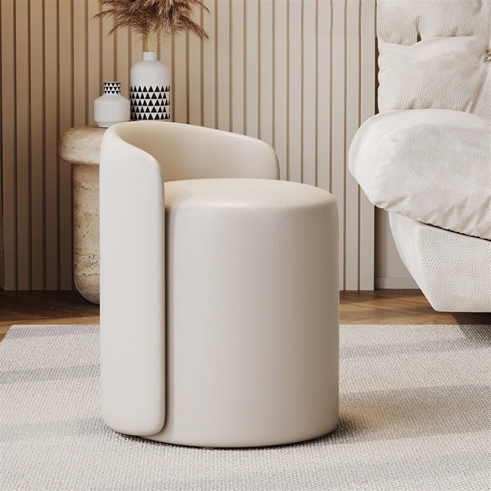 Chaise élégante et fonctionnelle au fini cuir pour décoration raffinée