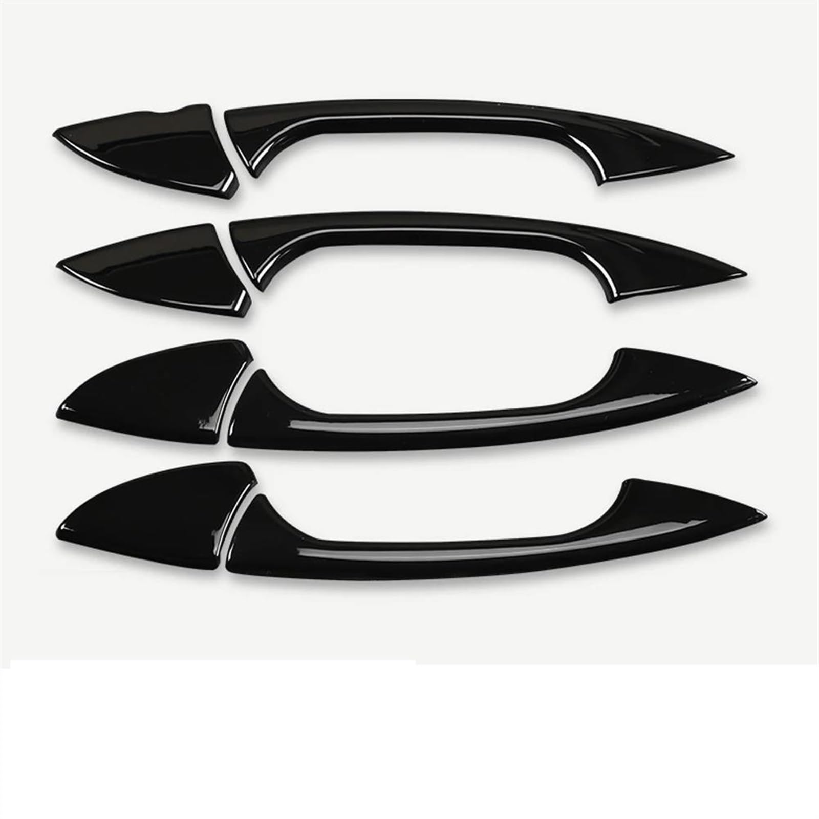 Noheeu M Car Door Handle Exterio Tri Cover Decoration Accessories For Benz A Cla Gla Class W176 C117 For Coupe W117 X156 13-19(M)