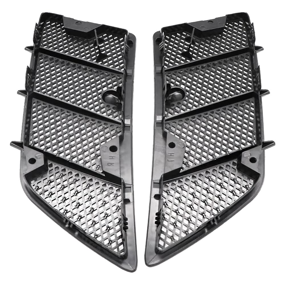Riloer ABS Black Left Right Hood Air Vent Covers 1 Pair Front Hood Vent Air Grille Cover Compatible with Mercedes Benz W164 Ml/Gl Class 2008-2011