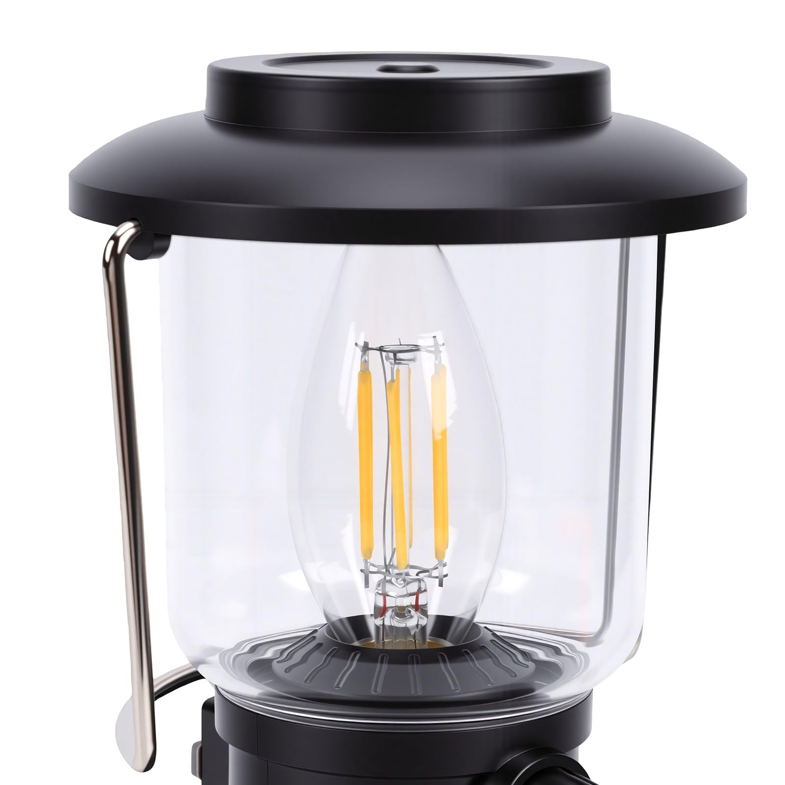Lanterna da Campeggio a LED, Portatile Vintage con Gancio, 400