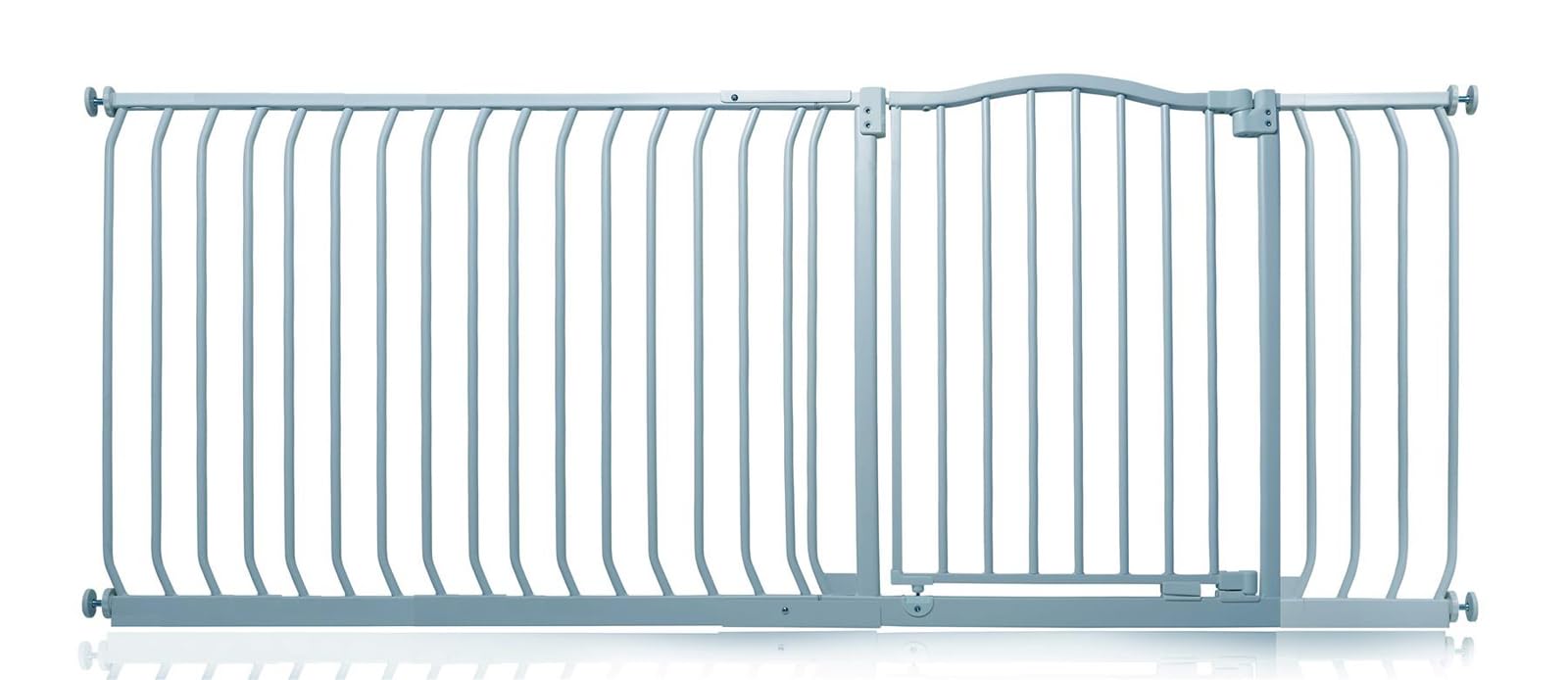 Safetots Curved Top Safety Gate, 71cm - 80cm, Matt White, Pressure Fit Stair Gate, Baby Gate for Doors Hallways and Spaces, Safety Barrier, Easy Installation — view 16