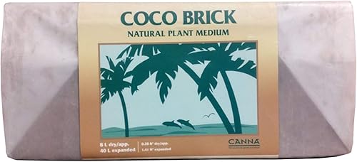 Miniatura 4 de CANNA Coco Brick - Sustrato de suelo medio expandible para plantas naturales de 40 l, 40 litros expandido, 8 litros seco, reutilizable (1)