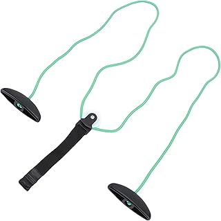 Shoulder Pulley Rotator Cuff Exerciser for Effective Neck, Shoulder, and Upper Arm Muscle Workouts - Green PVC Design with Easy OvertheDoor Installation (Green)