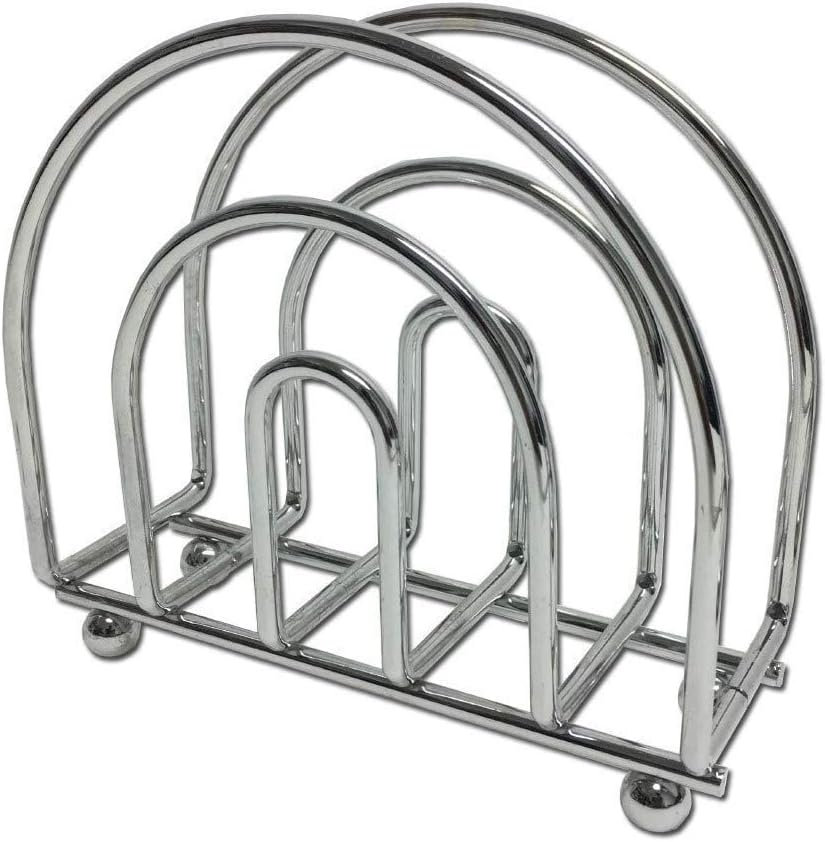 Self Standing Paper Napkin Holder Dispenser Metal Chrome