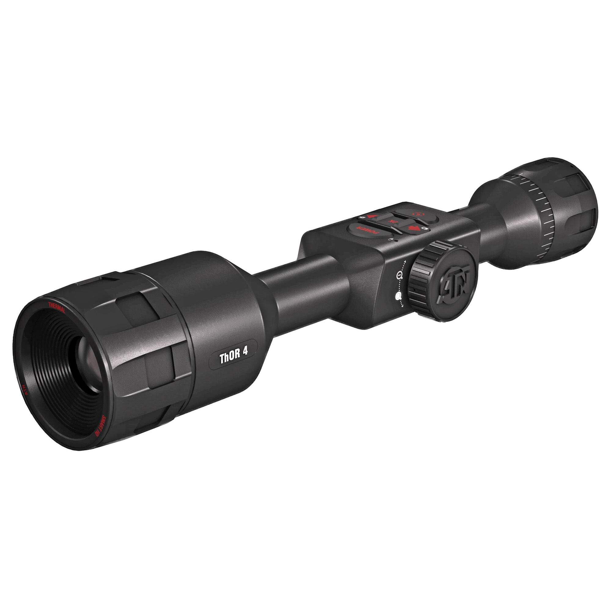 ATN Thor 4 Smart HD Thermal Hunting Scope w/New gen Sensor, Built-in Ballistics Calc, Video Record, Wi-Fi, 18hrs+ Battery