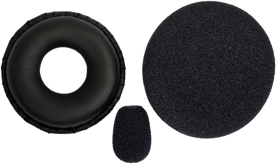 BlueParrott 202182 Replacement Ear/Mic Cushion Kit, 3 Pcs. for B250 Series Headsets