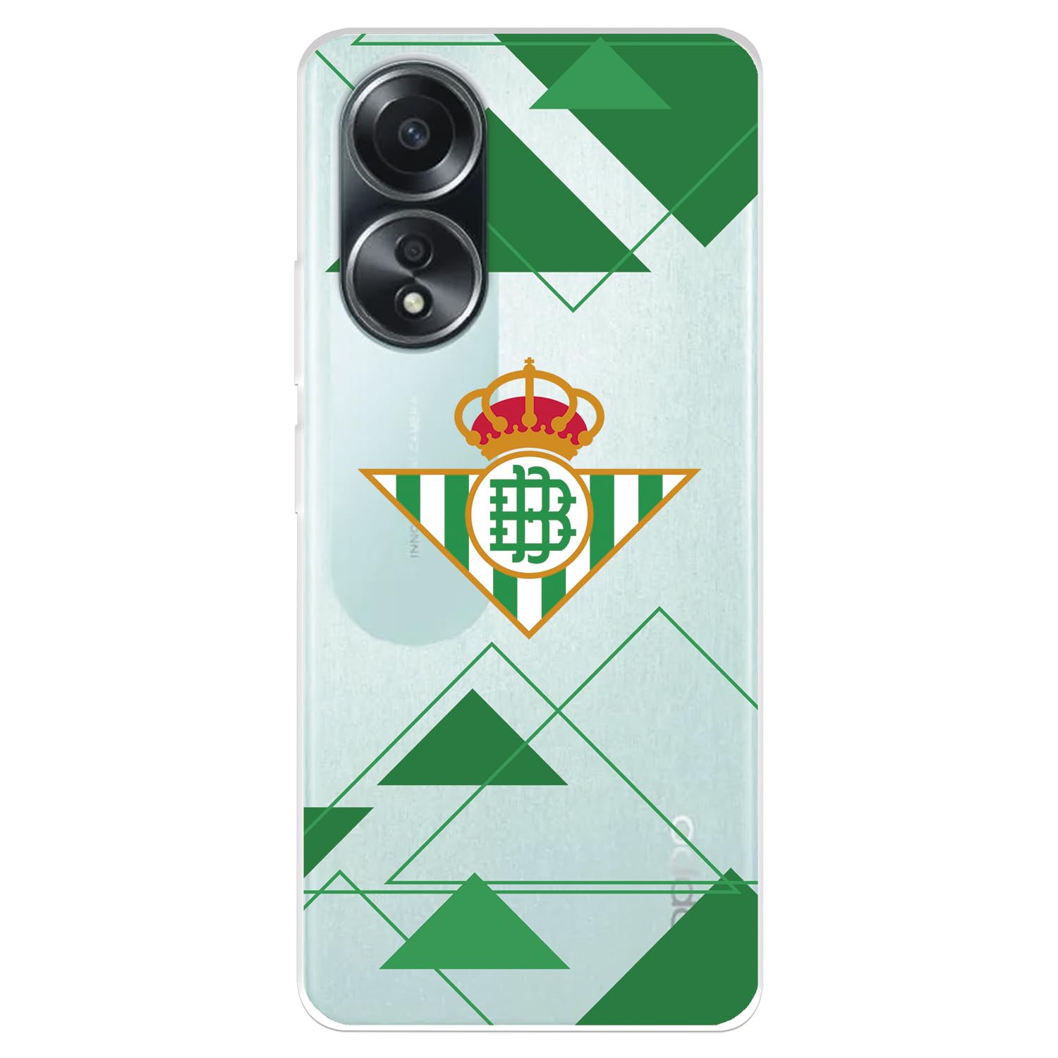 Funda para Realme C55 del Real Madrid Escudo Real Madrid tansparente para Proteger tu móvil. Carcasa de Silicona Flexible con Licencia Oficial Real Madrid