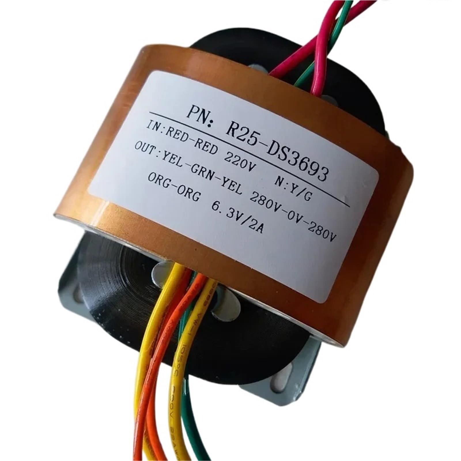 1 szt. R Core 30 W R25 220 V do 280 V-0-280 V 6,3 V 2 A miedziana osłona wstępny dekoder DAC wzmacniacz mocy audio