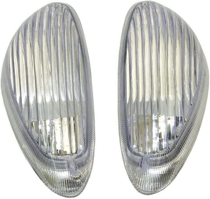 Motorbike Front Turn Signals Blinker Cover Indicator Lens For Suzuki katana 600 750 GSX600F GSX750F GSX 600F 750F 1997 1998 1999 2000 2001 2002 2003 2004 2005 2006 2007 (Clear Lens)
