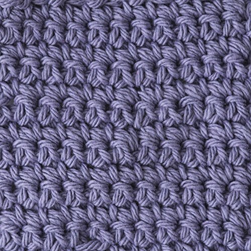 Image of Lily 10200101317 Sugar 'N Cream The Original Solid Yarn, 2.5oz, Medium 4 Gauge, 100% Cotton - Hot Purple - Machine Wash & Dry
