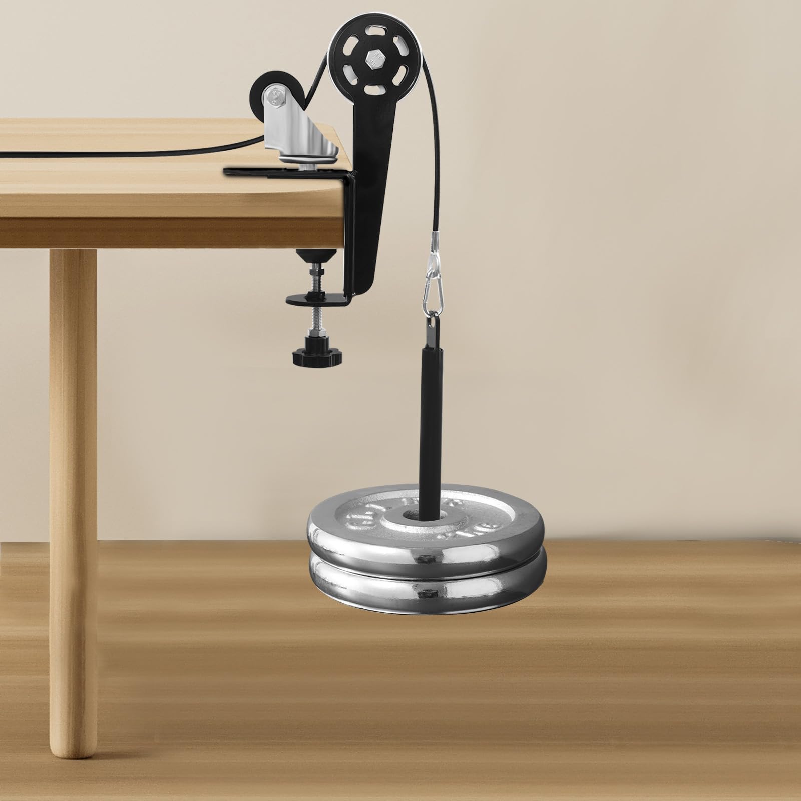 Tischarm Appareil de musculation pour la maison et le bureau Noir 80 kg